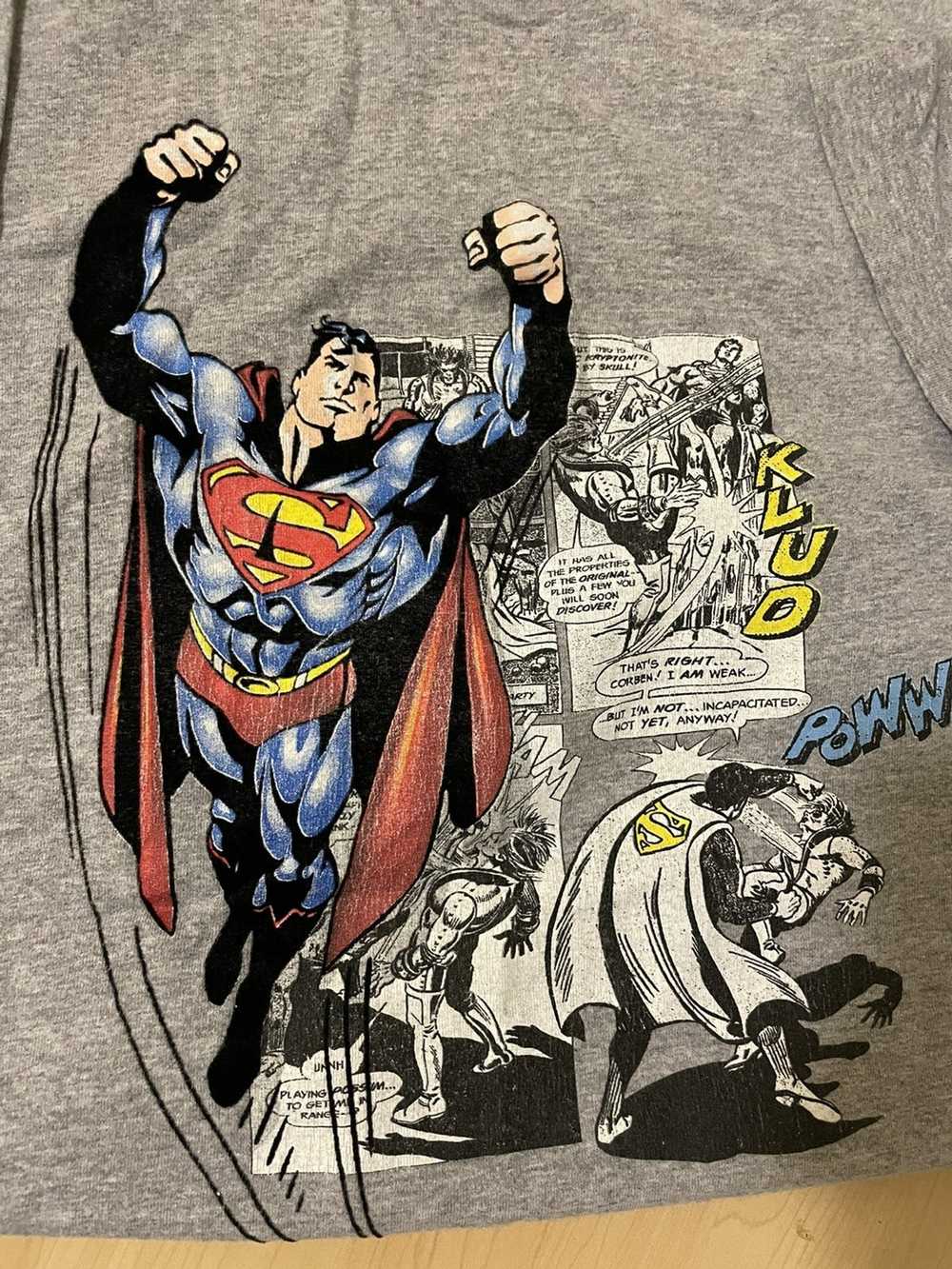 Dc Comics × Streetwear × Vintage Vtg Superman Log… - image 2