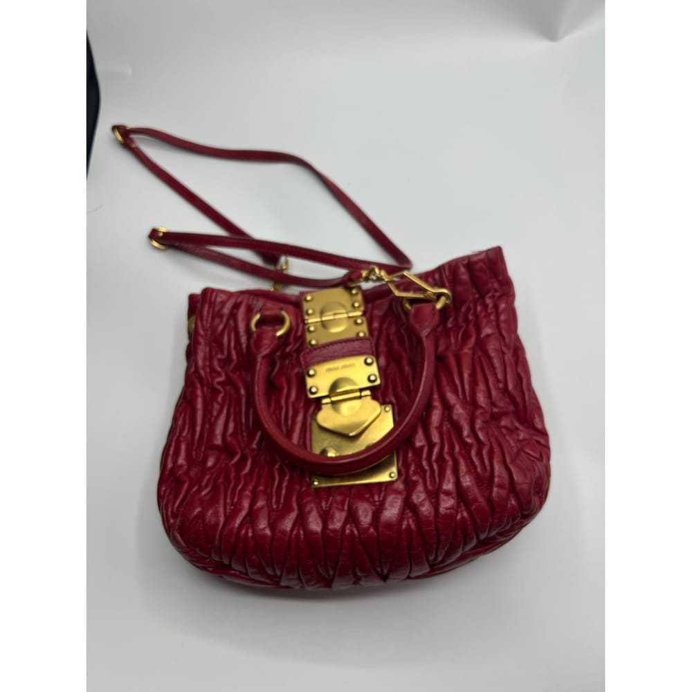 Miu Miu Coffer leather handbag - image 3