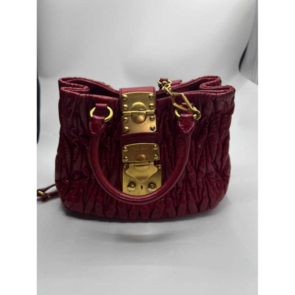 Miu Miu Coffer leather handbag - image 4