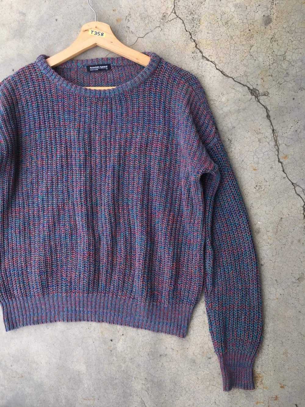 American Apparel × Coloured Cable Knit Sweater × … - image 2
