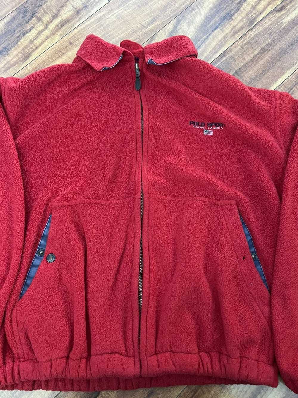 Polo Ralph Lauren Vintage PoloSports red jackets - image 5