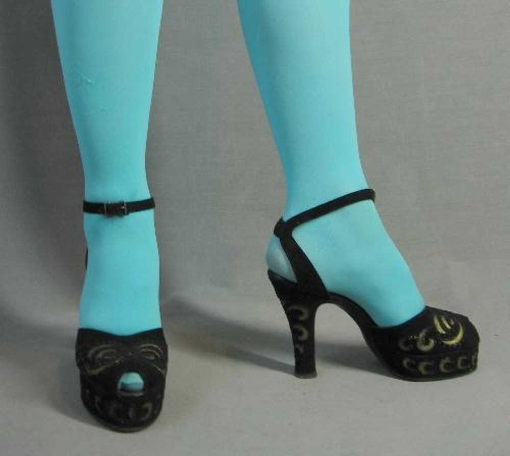 40s Women's Platforms Heels by Ansonia Vintage Pe… - image 5