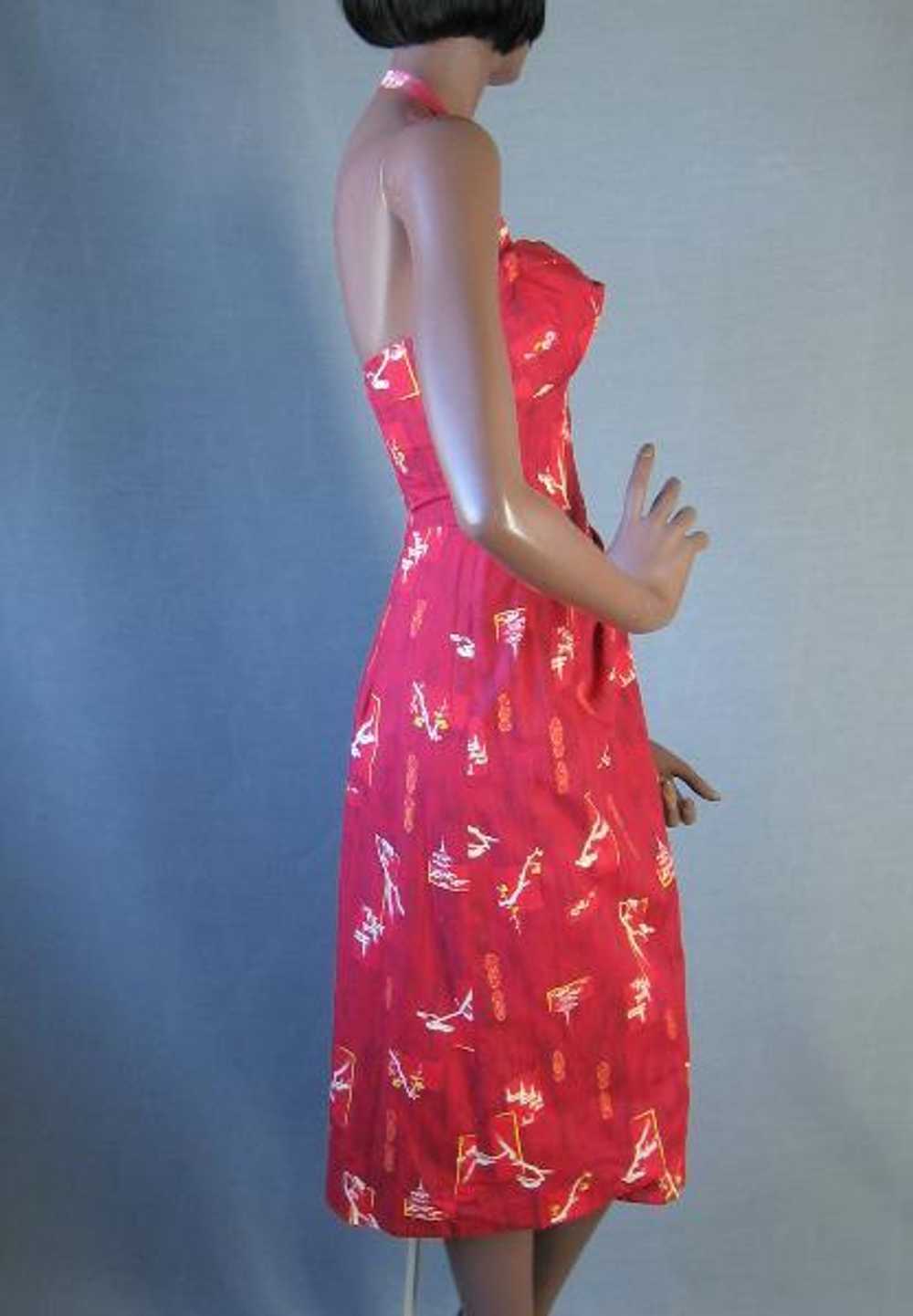 50s Women's Sarong Dress by Hoaloha Vintage Hawai… - image 6