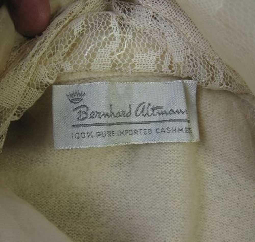 Women's Bernhard Altmann Sweater 50s Cashmere Min… - image 7