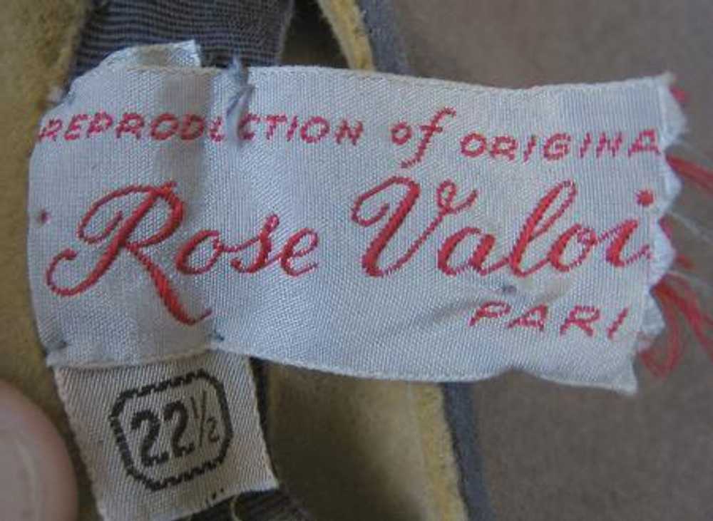 30s 40s Women's Hat Rose Valois Reproduction Vint… - image 5