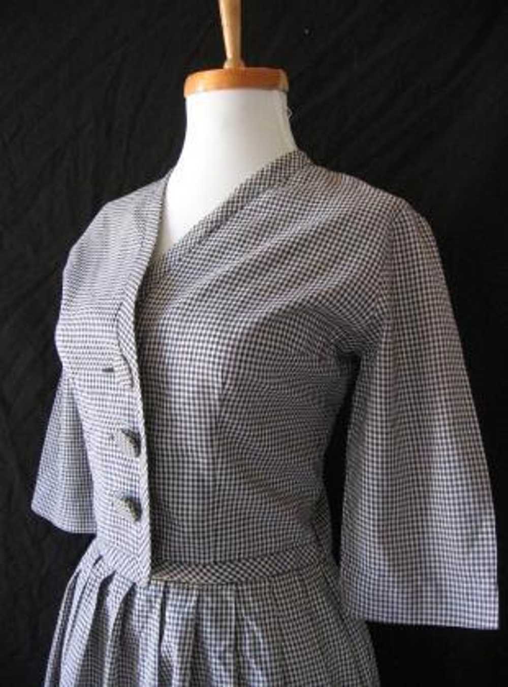 Women's Vintage 50s Skirt Suit Outfit Jacket Rock… - image 2