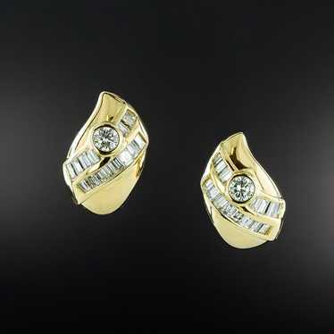 Estate Diamond Earrings