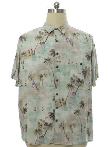 1990's Batik Bay Mens Rayon Hawaiian Shirt - image 1