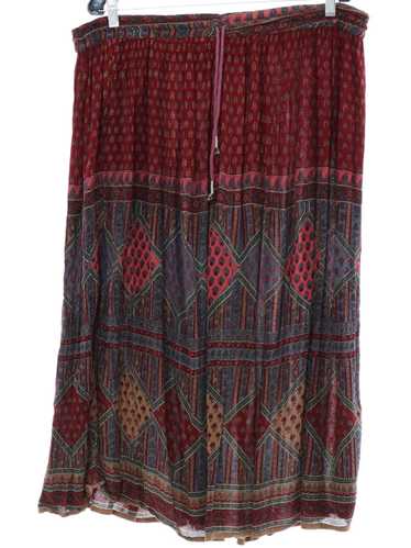 1990's D II K Hippie Broomstick Skirt