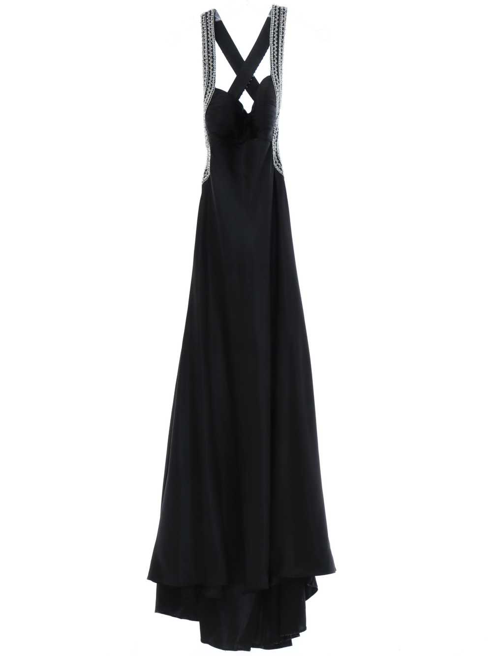 1990's Cinderella or Girls Prom Or Cocktail Maxi Dress - Gem