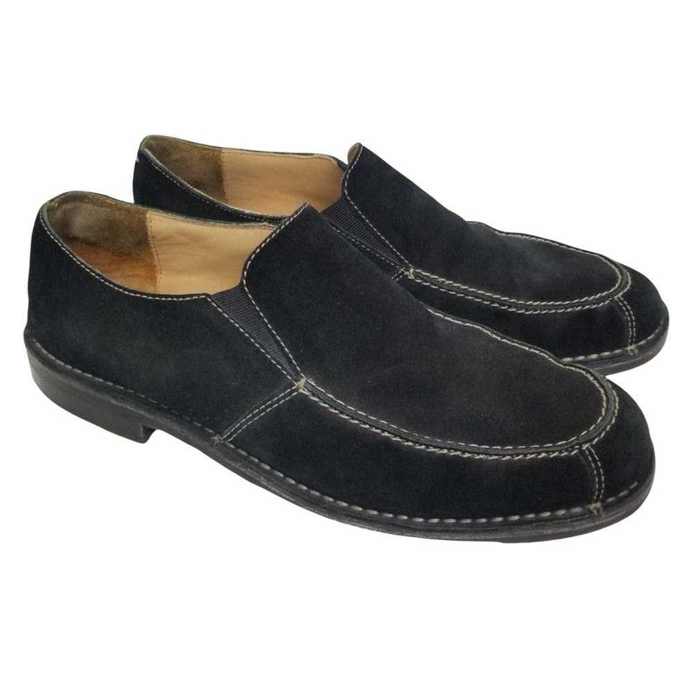 Tommy Bahama Tommy Bahama Mens 9 Black Suede Leat… - image 1