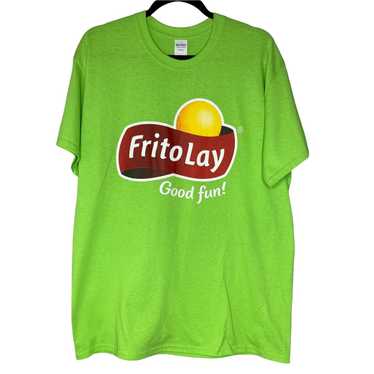Gildan Frito Lay Neon Green T-Shirt -Size Large