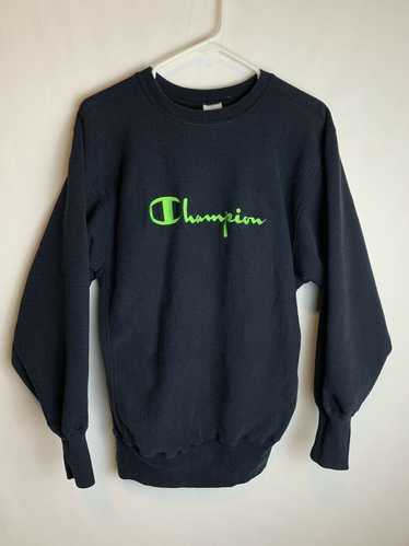 Black Champion Reverse Weave Made In USA Black Gre