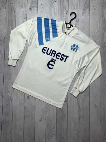 Adidas × Soccer Jersey × Vintage OLYMPIQUE MARSEIL