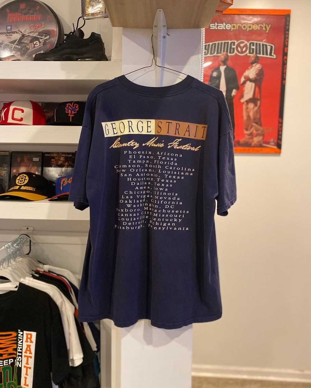 Band Tees × Vintage 1999 George strait country mu… - image 3