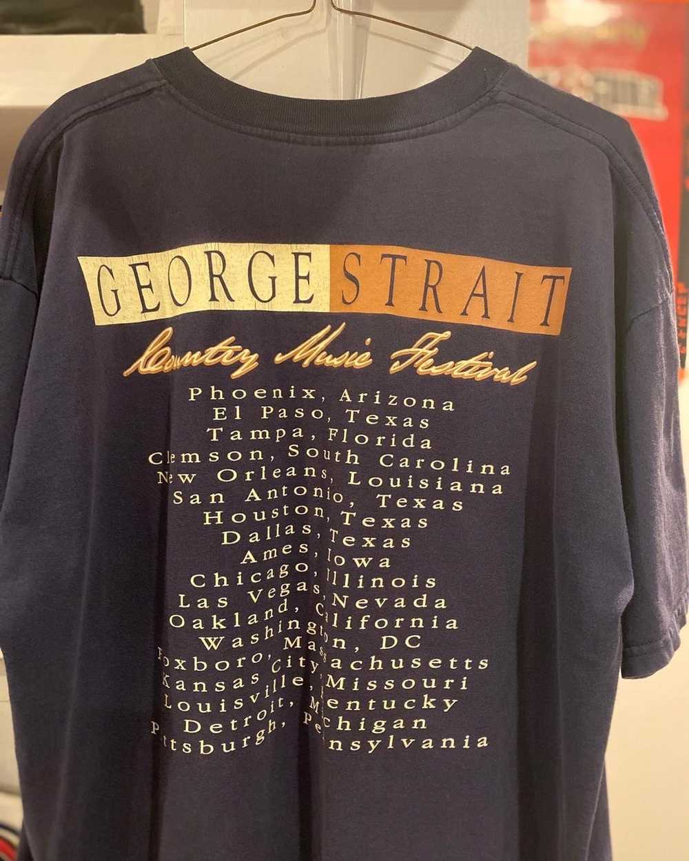 Band Tees × Vintage 1999 George strait country mu… - image 4