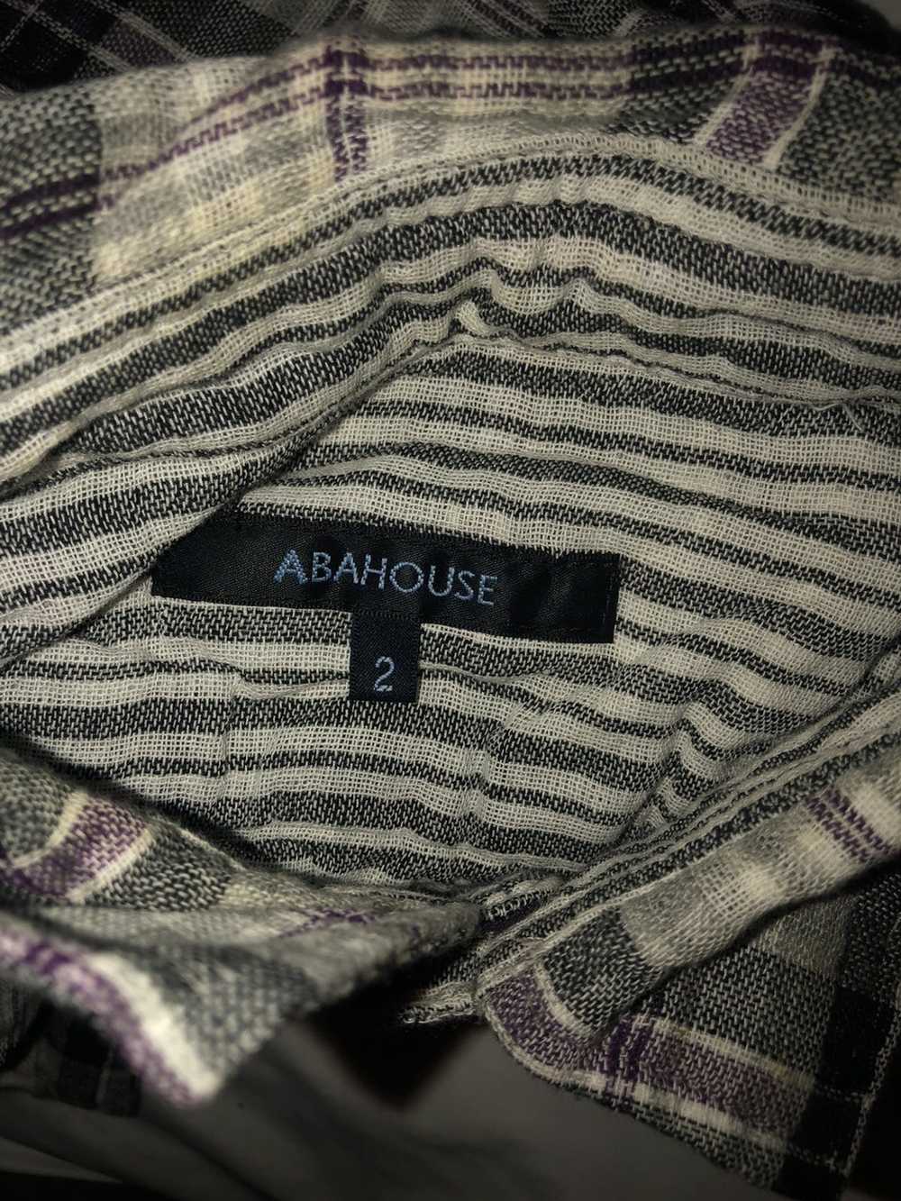 Abahouse × Japanese Brand Abahouse Plaid Button d… - image 6