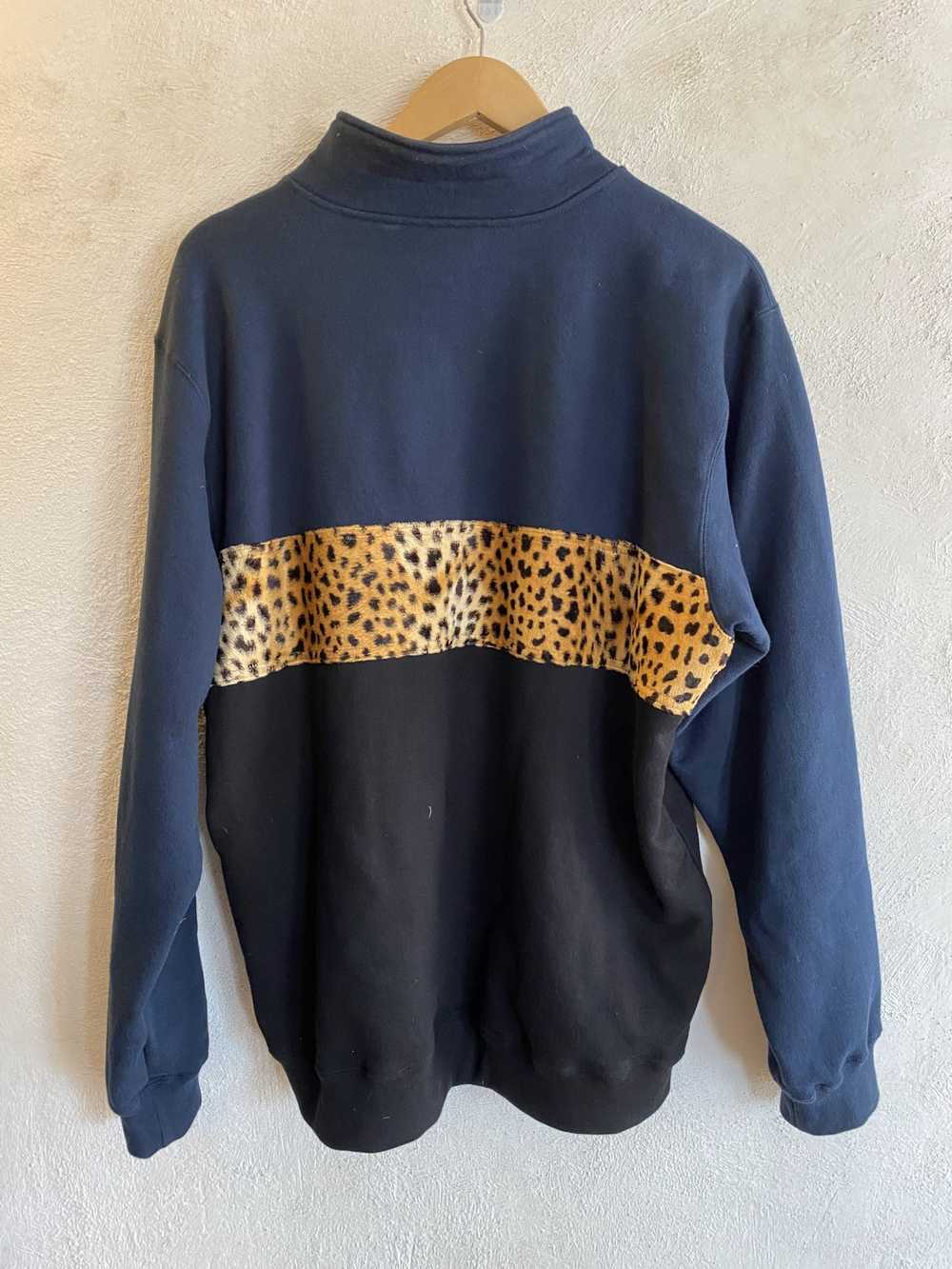 Supreme Supreme quarter zip leopard cheetah print… - image 3