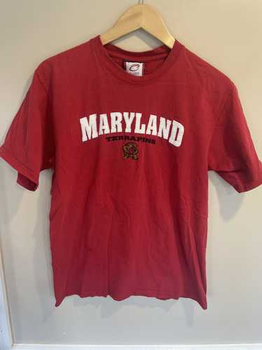 Ncaa Maryland terrapins ncaa red tee medium colle… - image 1