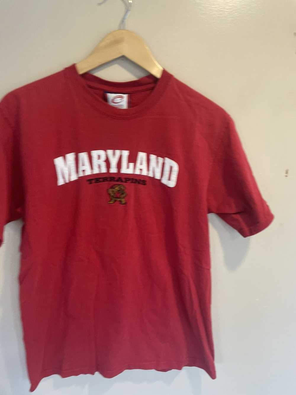 Ncaa Maryland terrapins ncaa red tee medium colle… - image 3