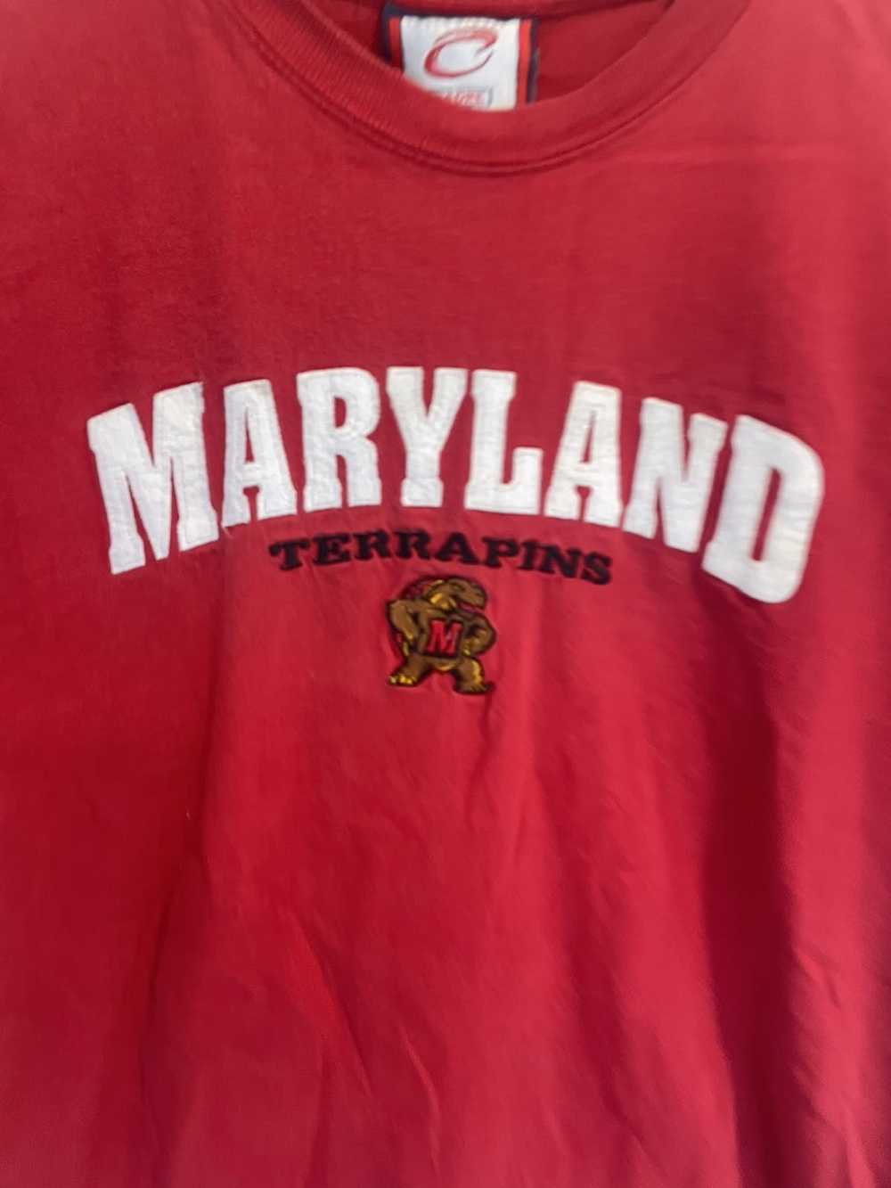 Ncaa Maryland terrapins ncaa red tee medium colle… - image 4