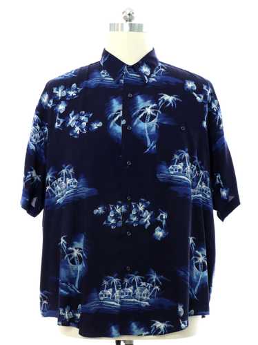 1990's Untied Mens Rayon Hawaiian Shirt - image 1
