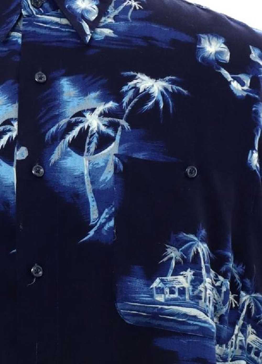 1990's Untied Mens Rayon Hawaiian Shirt - image 2