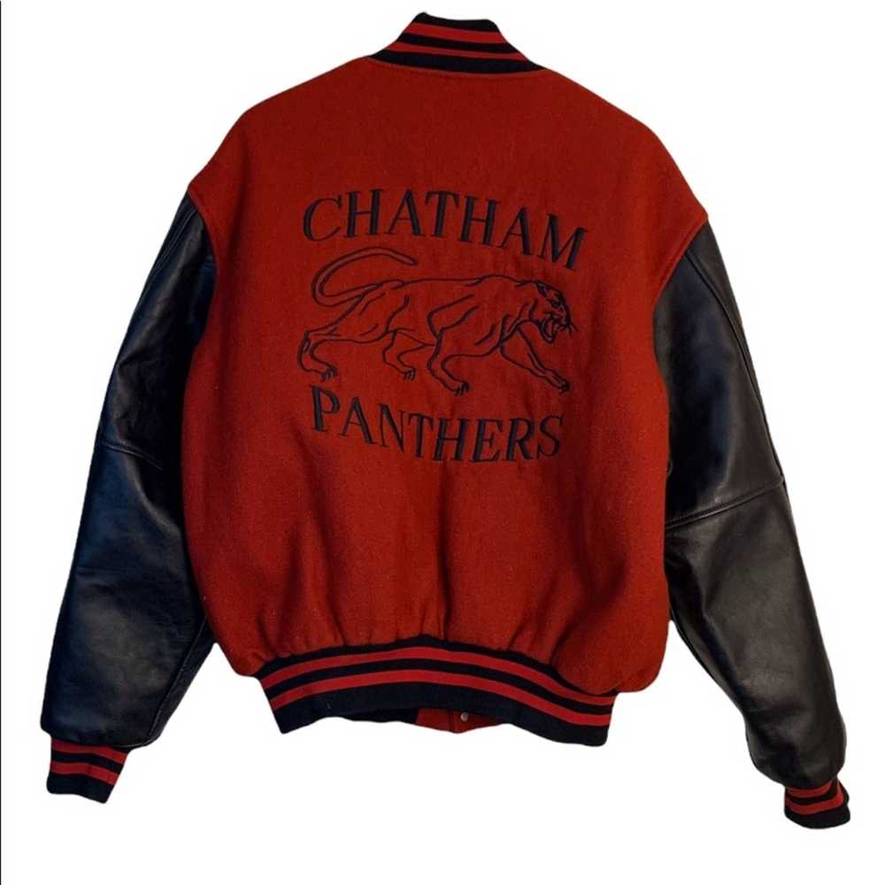 Vintage Vintage Chatham Panthers Varsity Jacket - image 2
