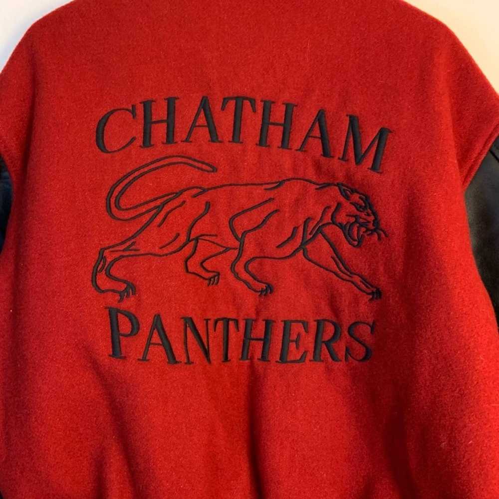 Vintage Vintage Chatham Panthers Varsity Jacket - image 5