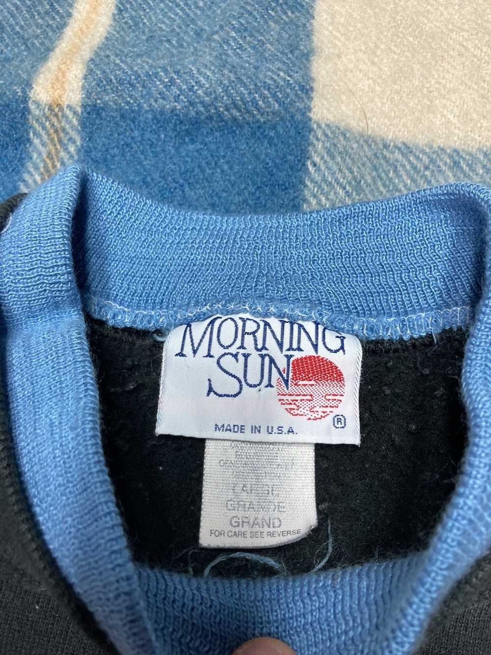 Vintage Vintage morning sun sweater sweatshirt pu… - image 4