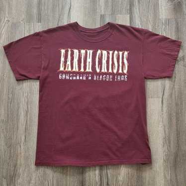 EARTH CRISIS バンドTシャツ XL ヴンテージ VINTAGE Earth Crisis STRAIGHT EDGE THE DISCIPLINE LONG