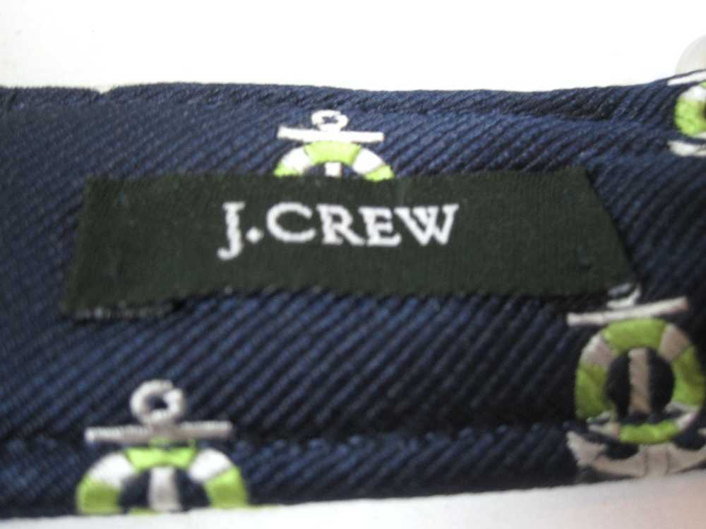 J.Crew J. Crew Anchor Nautical Print Silk D-Ring … - image 3