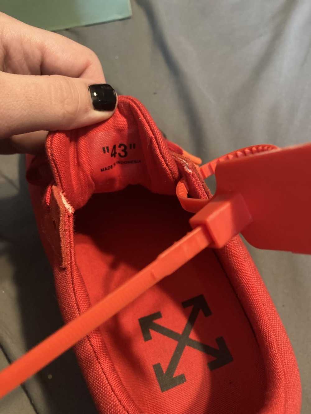 Off-White Off White Vulc low top red size 43 - image 10