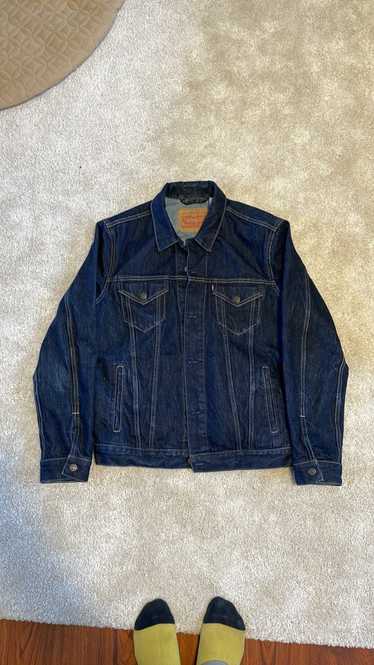 LVC Type 3 Denim Trucker Jacket Tiger Embroidery 40 Levi's Vintage Clothing