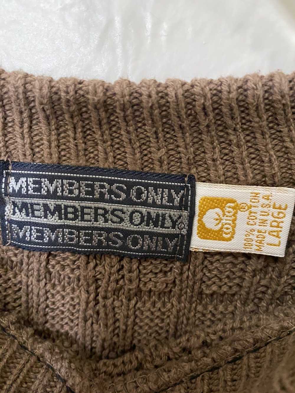 Members Only Members Only Brown Sweater - image 2