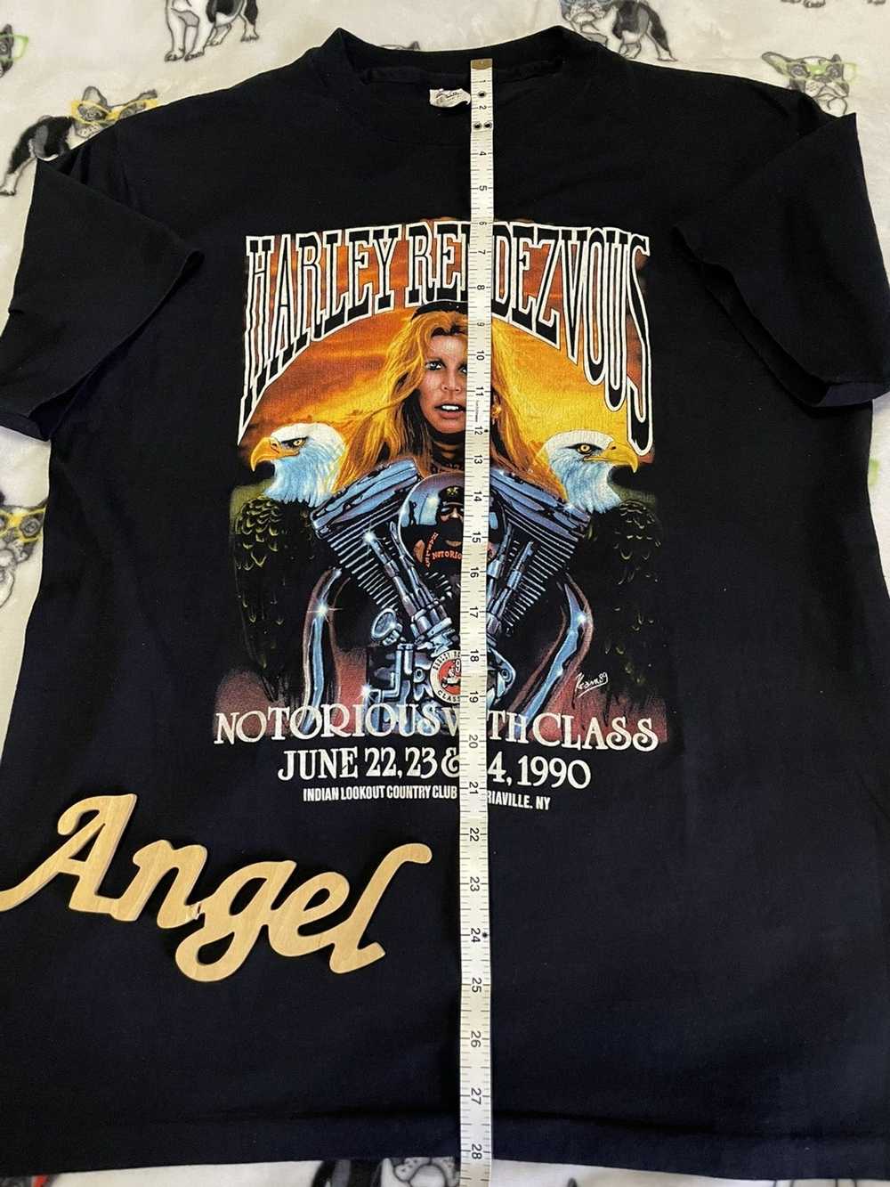 Vintage Vintage 1990 Harley Rendezvous Tee - image 4