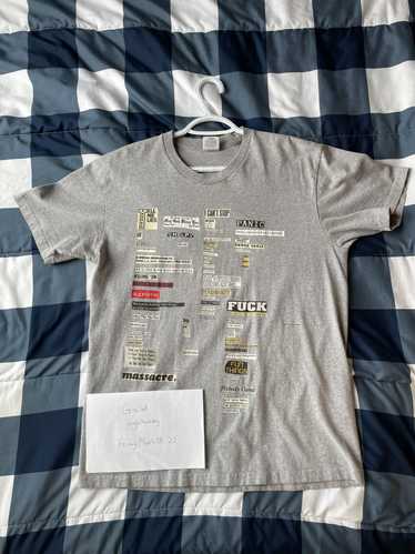 Supreme cutout outlet tee