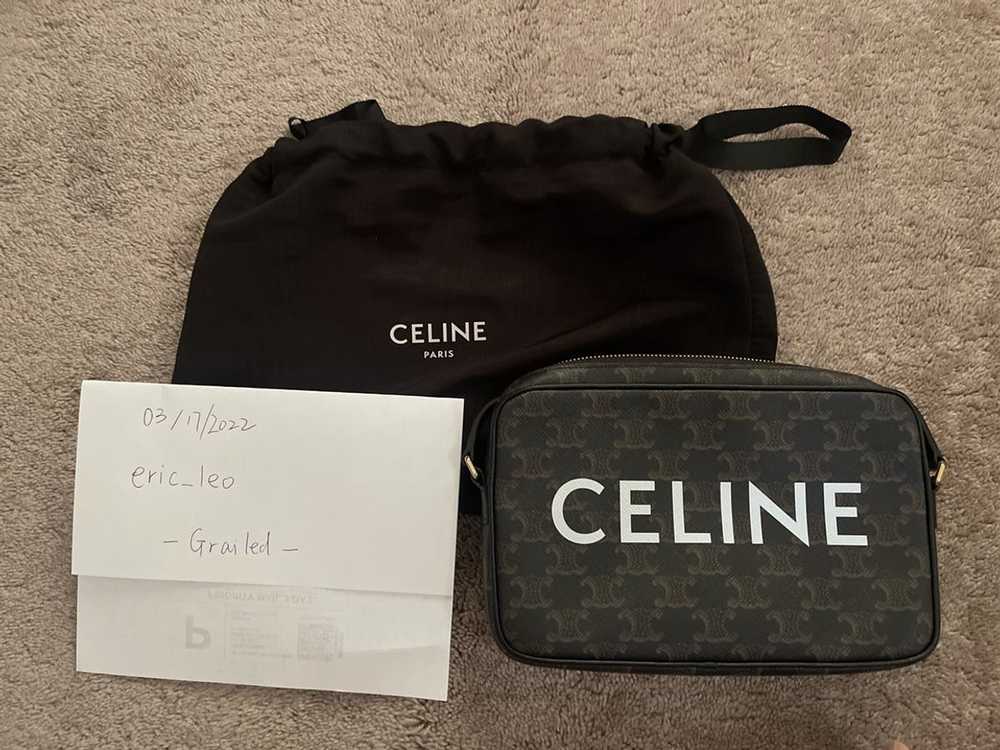 Celine Authentic Celine logo messenger bag - image 6