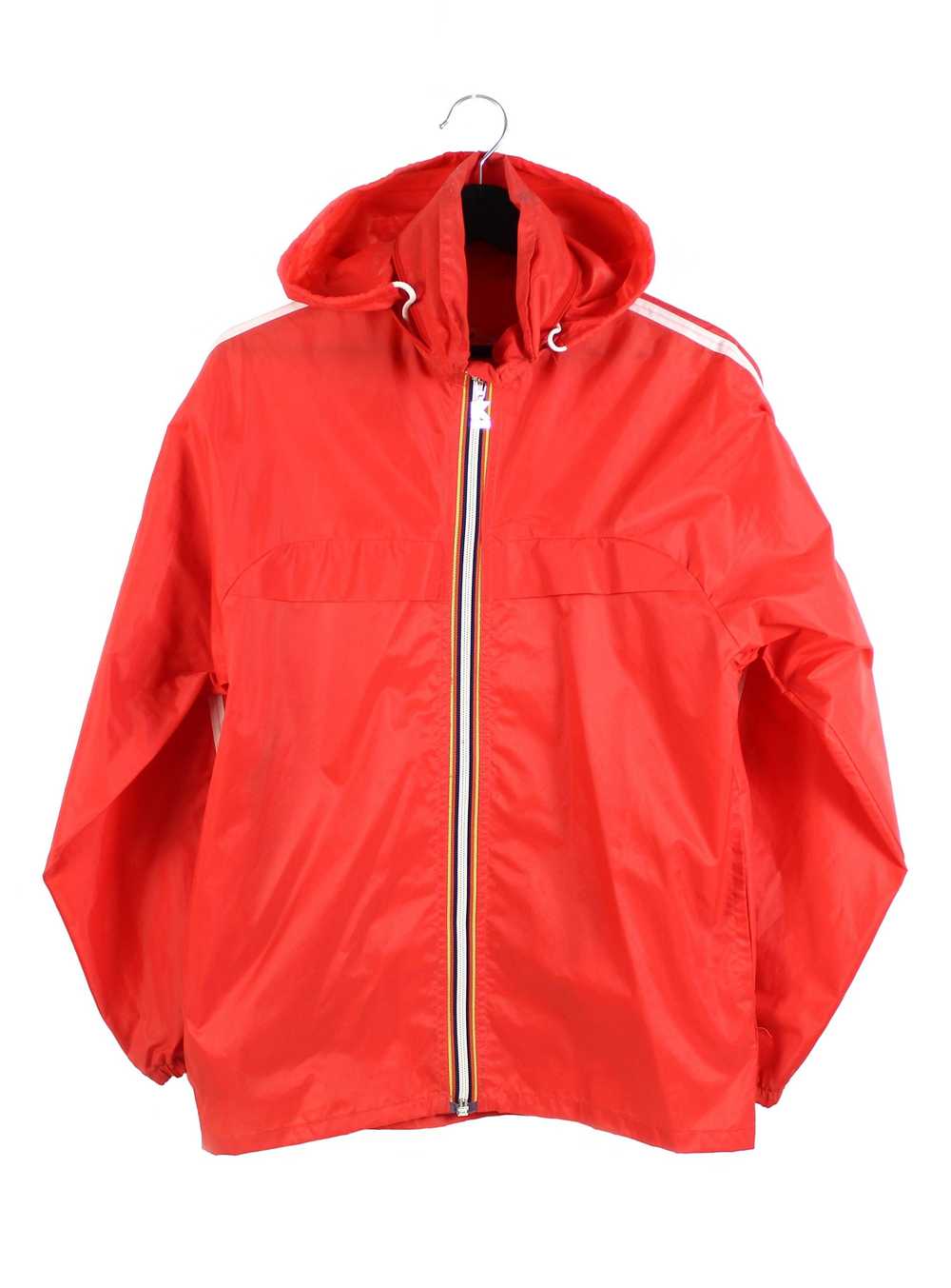 90s K-WAY KWAY vintage rain jacket light outdoor … - image 1