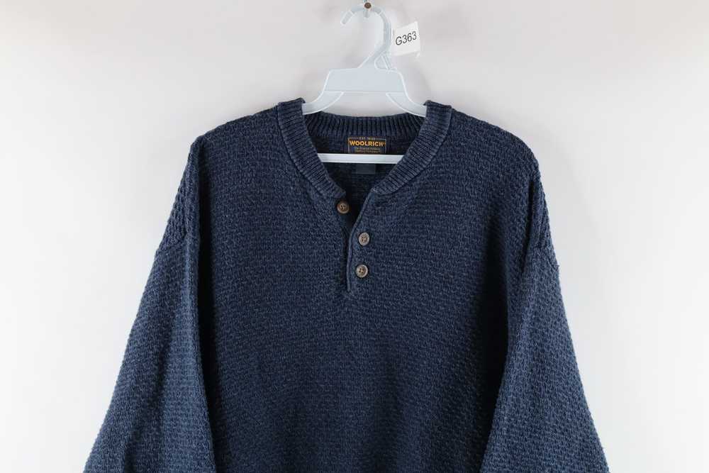 Vintage Vintage 90s Woolrich Blank Knit Pullover … - image 2