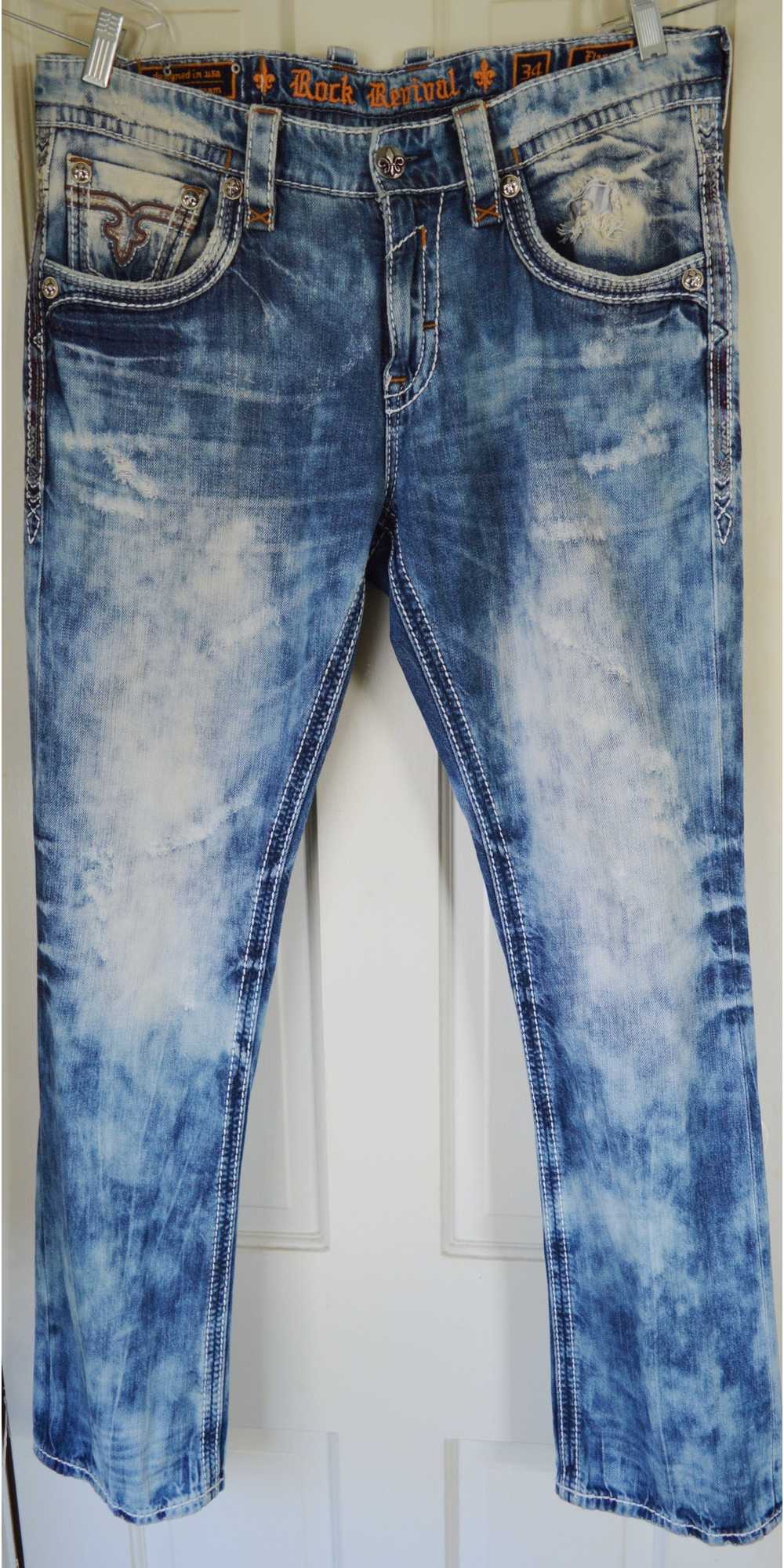 Rock Revival ROCK REVIVAL VINTAGE MEN JEANS - image 5