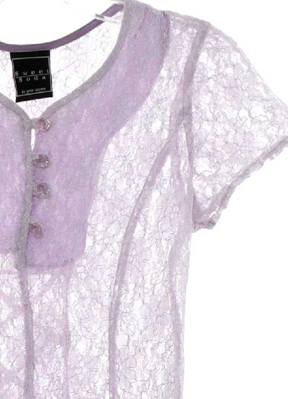 1990's Sweet Soda or Girls Lace Over Dress - image 2