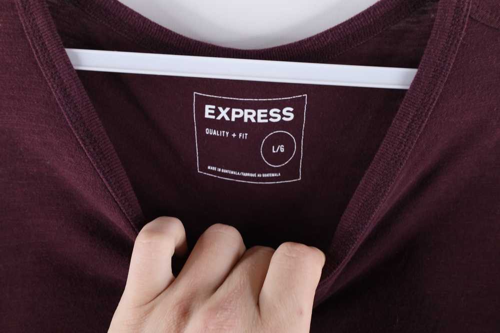 Express × Vintage Express Distressed Blank Jersey… - image 5