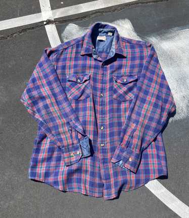 Made In Usa × Vintage Vintage Button Up Flannel S… - image 1