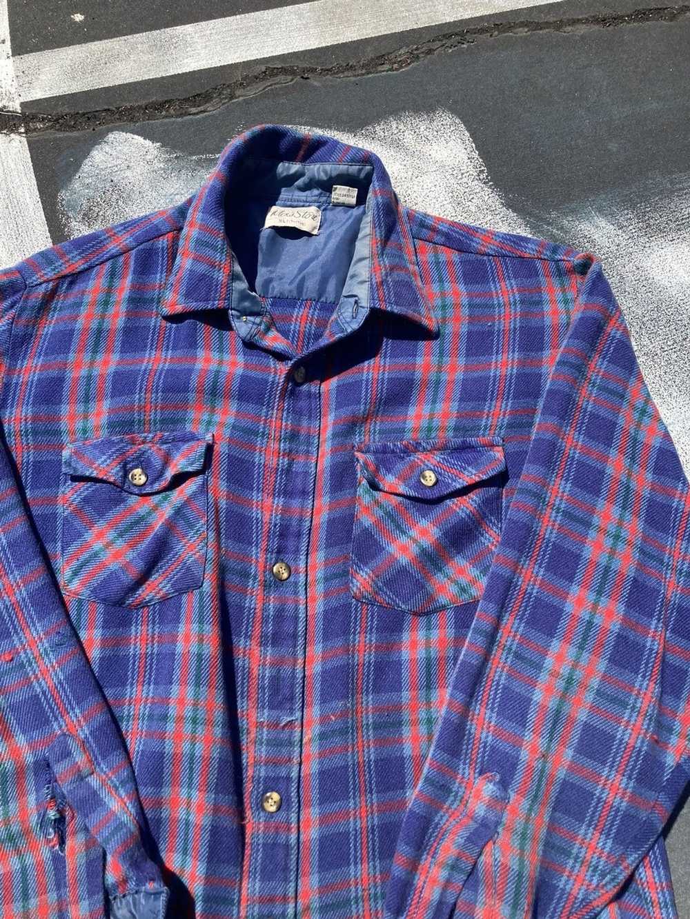 Made In Usa × Vintage Vintage Button Up Flannel S… - image 2
