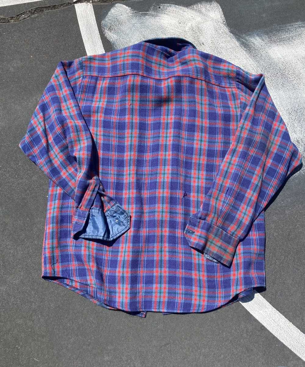 Made In Usa × Vintage Vintage Button Up Flannel S… - image 3
