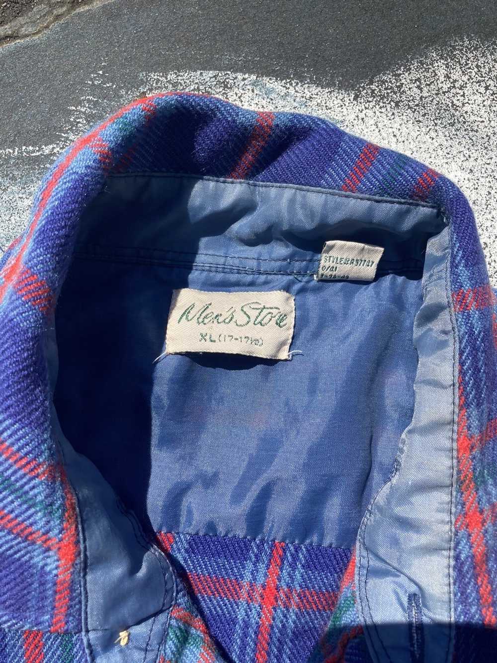 Made In Usa × Vintage Vintage Button Up Flannel S… - image 4