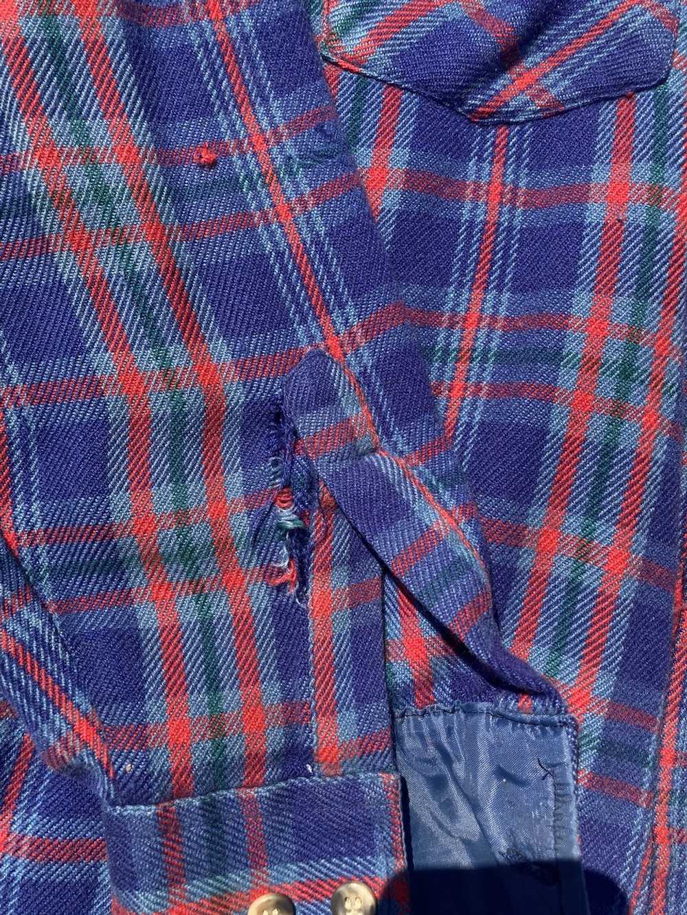 Made In Usa × Vintage Vintage Button Up Flannel S… - image 5