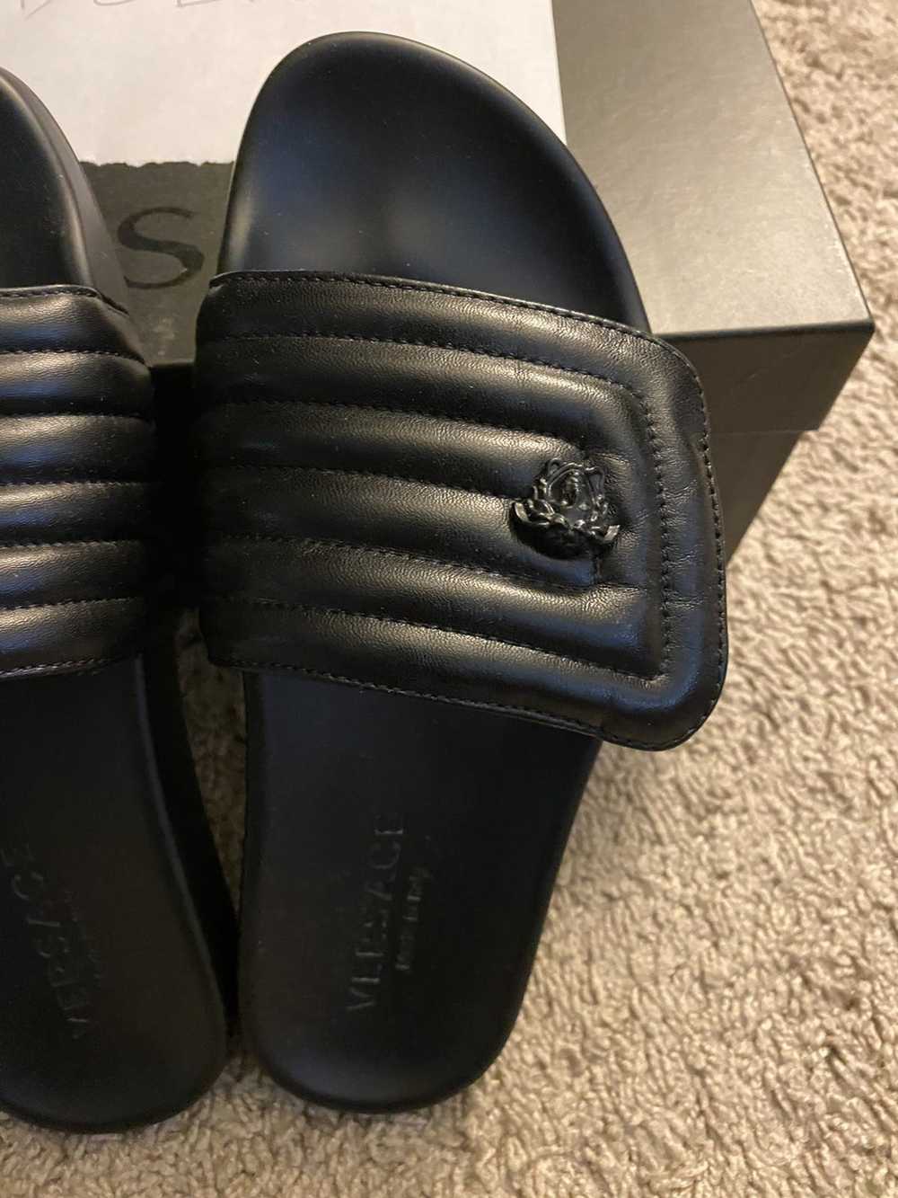 Versace Versace black slippers - image 3