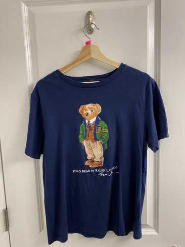 Polo Ralph Lauren Polo Bear Ski Bear T Shirt RL Royal Blue Big & Tall 3XB